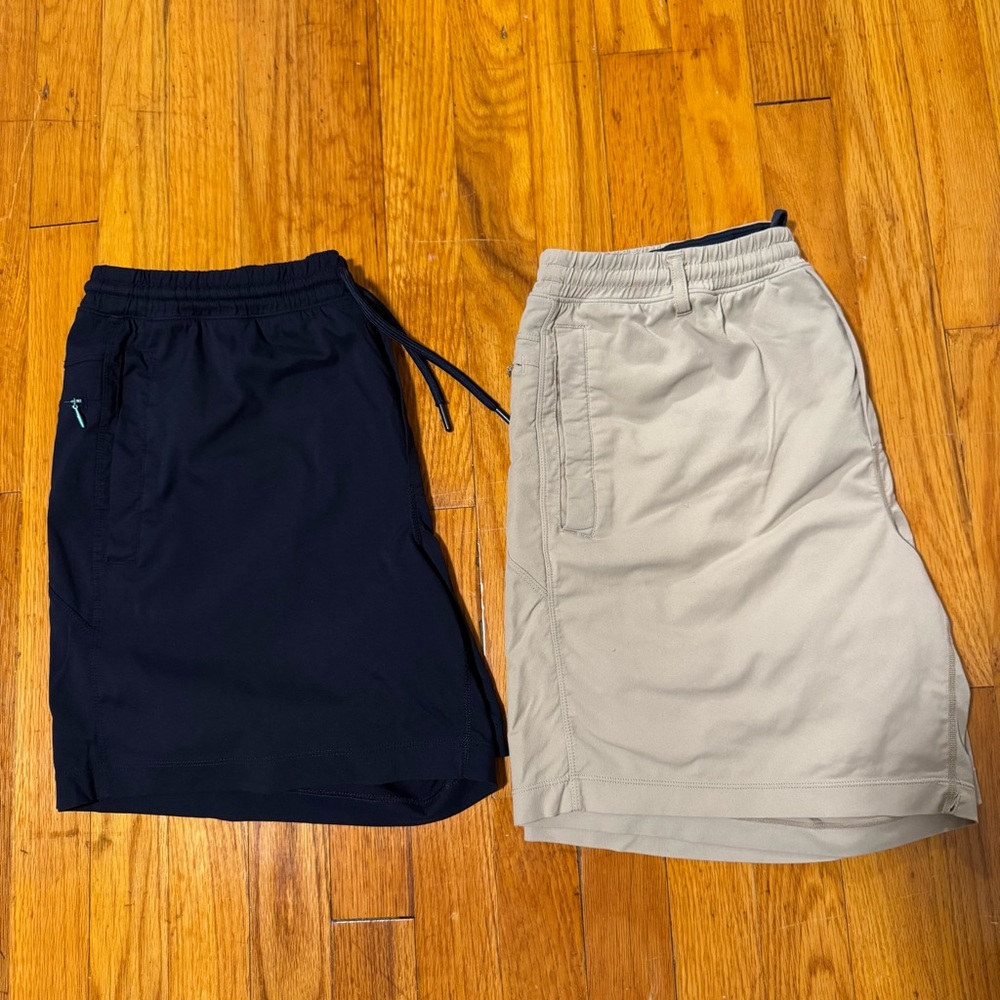 2 Bundle Birddogs Mens Shorts Both Lined Size L   Boomstick Shorts
